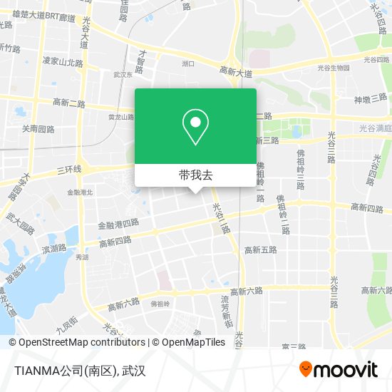 TIANMA公司(南区)地图