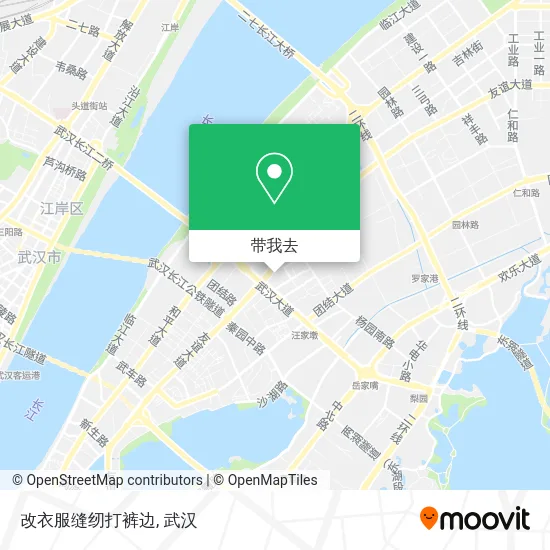 改衣服缝纫打裤边地图