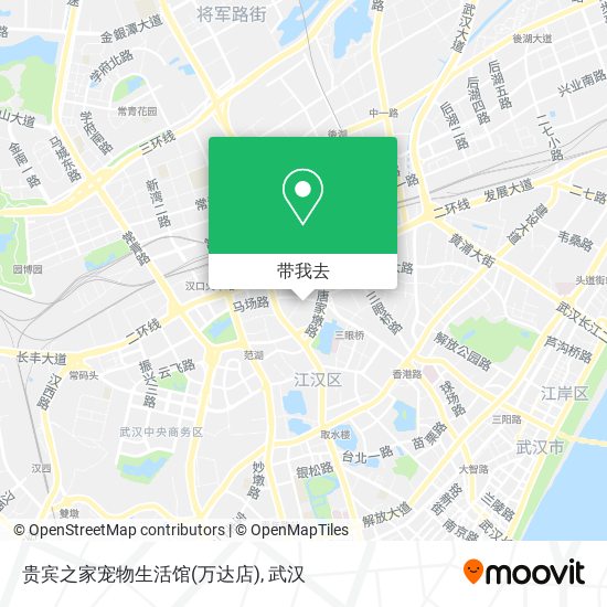 贵宾之家宠物生活馆(万达店)地图