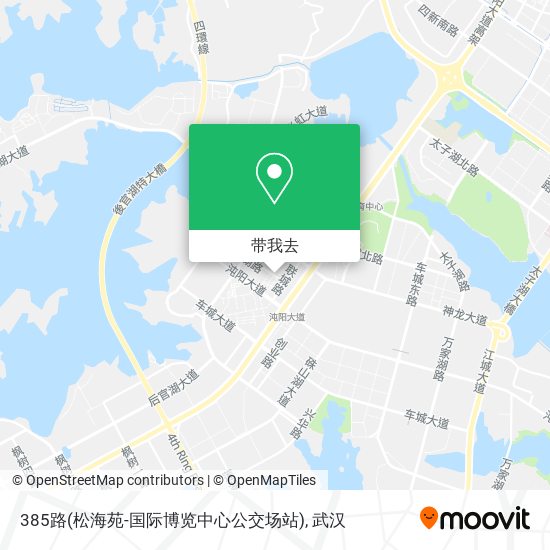 385路(松海苑-国际博览中心公交场站)地图