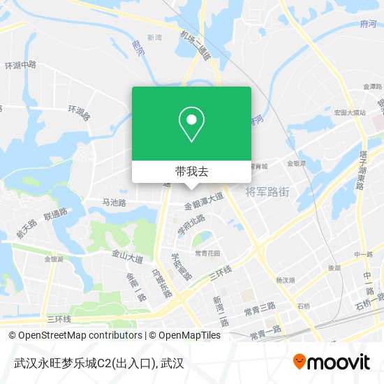武汉永旺梦乐城C2(出入口)地图