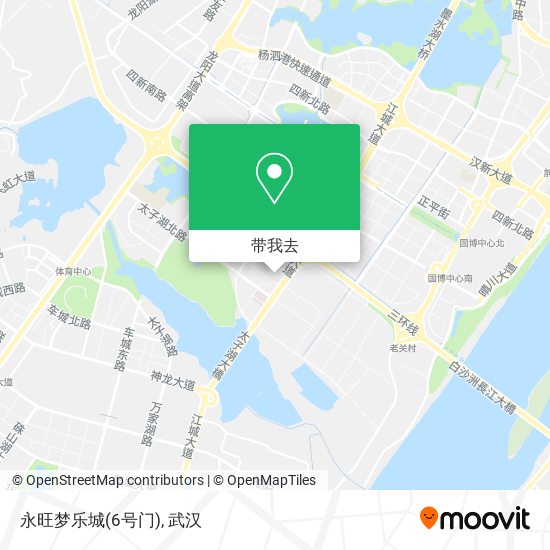 永旺梦乐城(6号门)地图