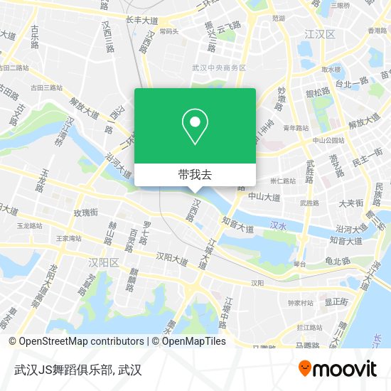 武汉JS舞蹈俱乐部地图