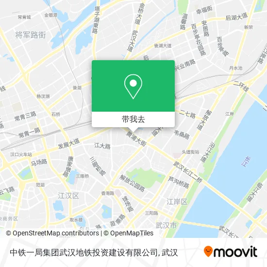 中铁一局集团武汉地铁投资建设有限公司地图