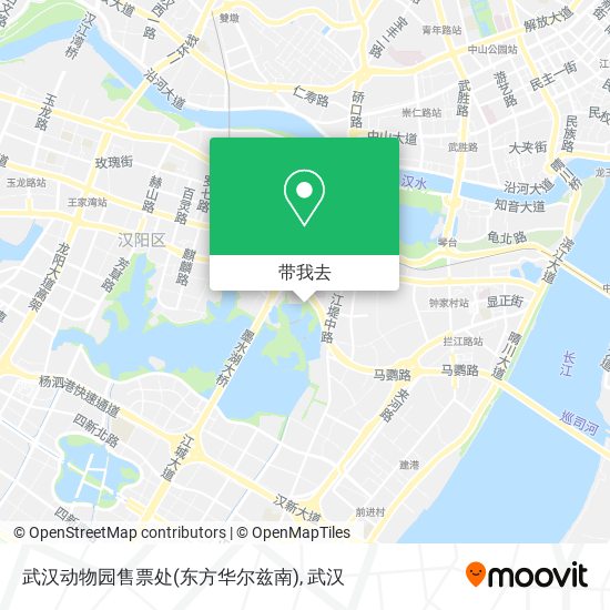 武汉动物园售票处(东方华尔兹南)地图