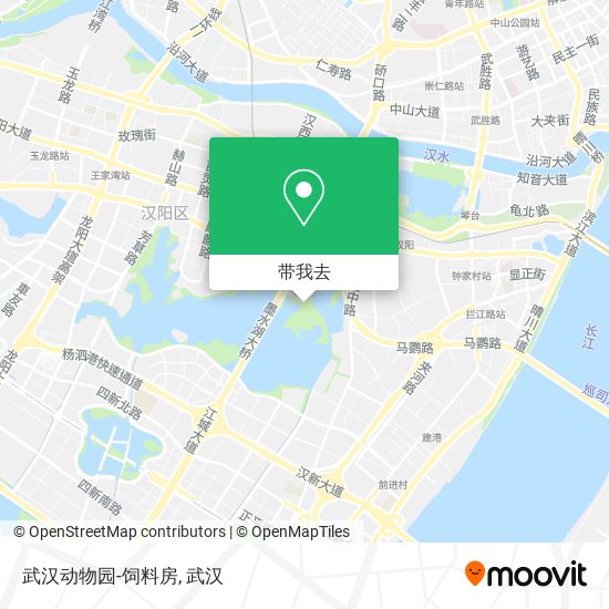 武汉动物园-饲料房地图