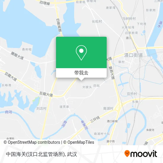 中国海关(汉口北监管场所)地图