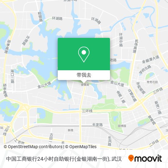 中国工商银行24小时自助银行(金银湖南一街)地图