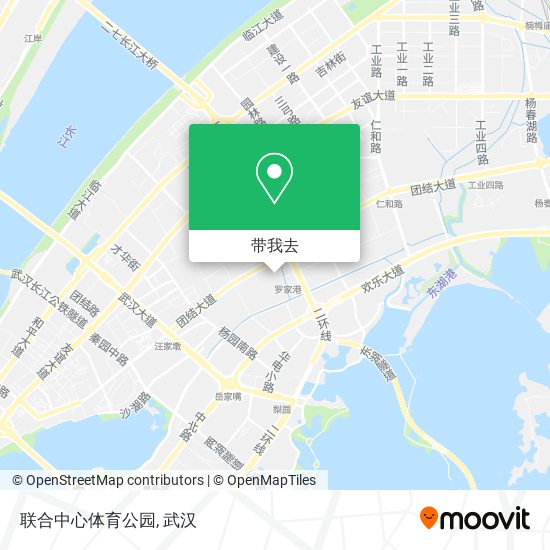 联合中心体育公园地图