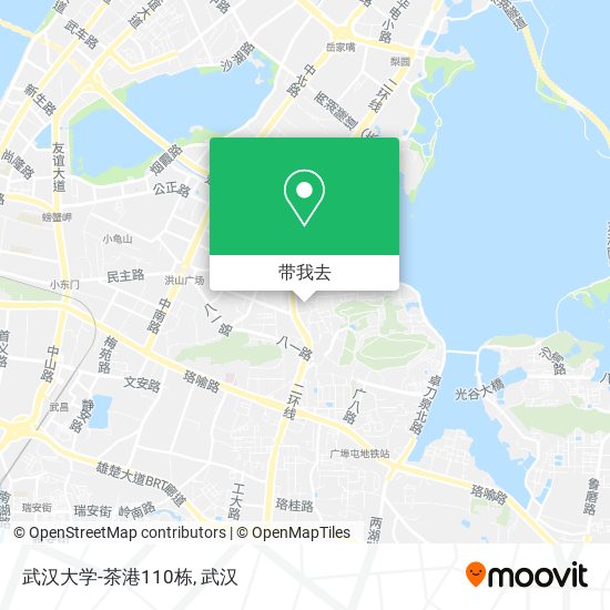 武汉大学-茶港110栋地图