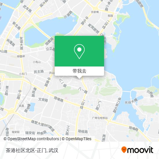 茶港社区北区-正门地图