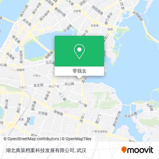 湖北典策档案科技发展有限公司地图