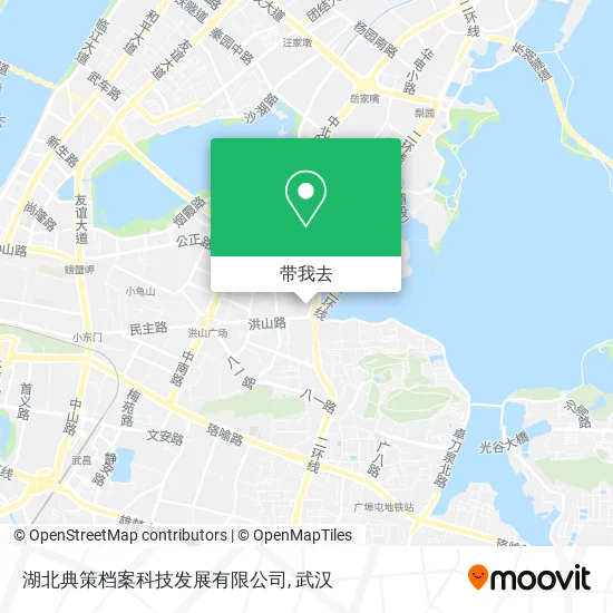 湖北典策档案科技发展有限公司地图