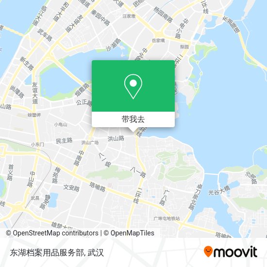 东湖档案用品服务部地图