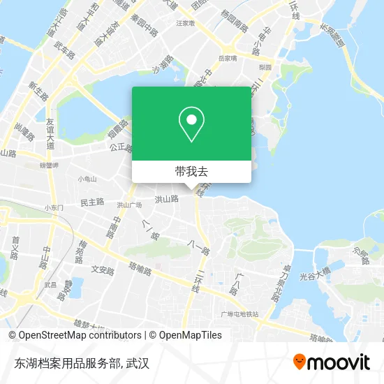 东湖档案用品服务部地图