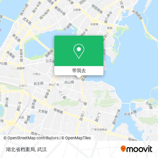 湖北省档案局地图