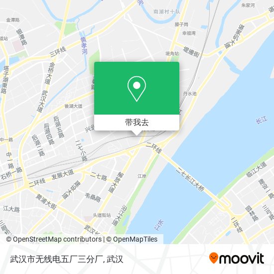武汉市无线电五厂三分厂地图