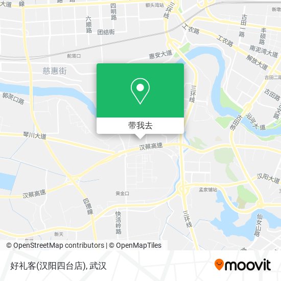 好礼客(汉阳四台店)地图