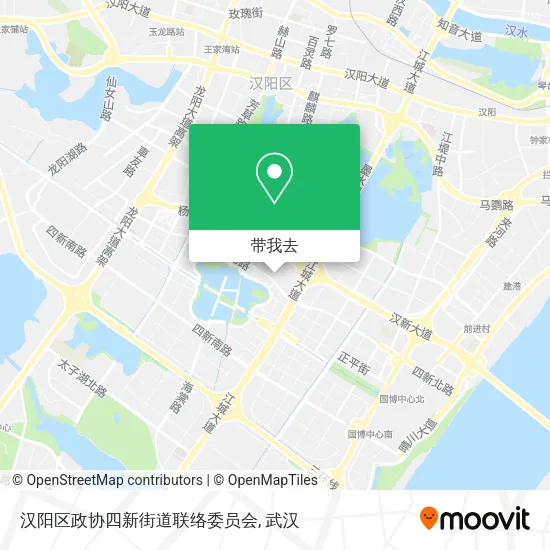 汉阳区政协四新街道联络委员会地图