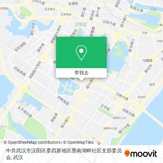 中共武汉市汉阳区委四新地区墨南湖畔社区支部委员会地图