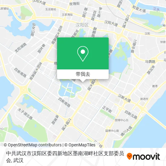 中共武汉市汉阳区委四新地区墨南湖畔社区支部委员会地图