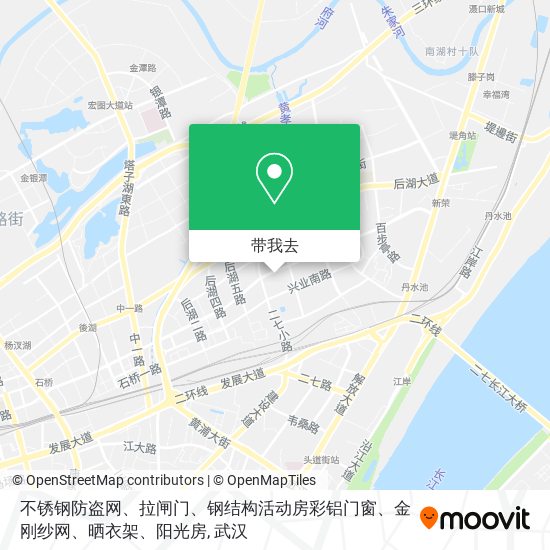 不锈钢防盗网、拉闸门、钢结构活动房彩铝门窗、金刚纱网、晒衣架、阳光房地图