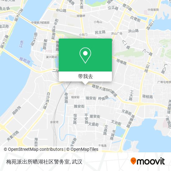 梅苑派出所晒湖社区警务室地图