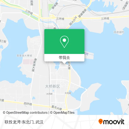 联投龙湾-东北门地图