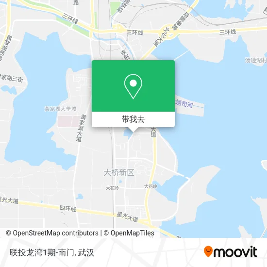 联投龙湾1期-南门地图