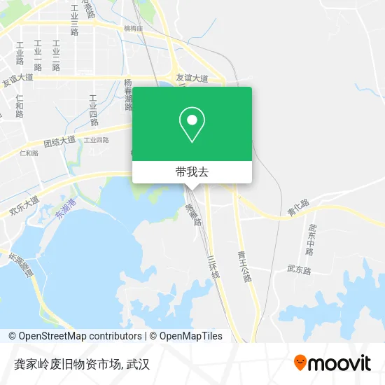 龚家岭废旧物资市场地图