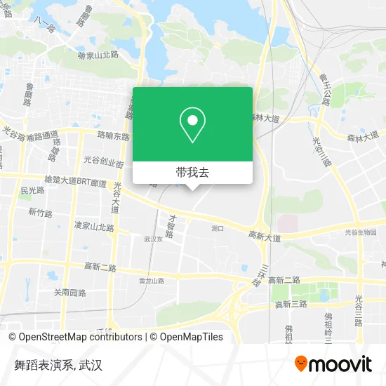 舞蹈表演系地图