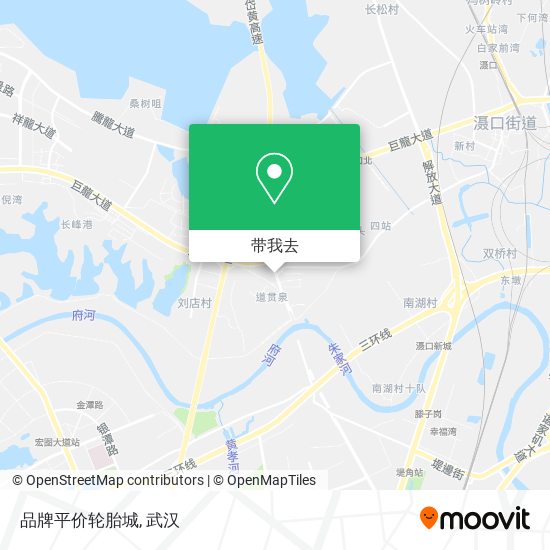 品牌平价轮胎城地图