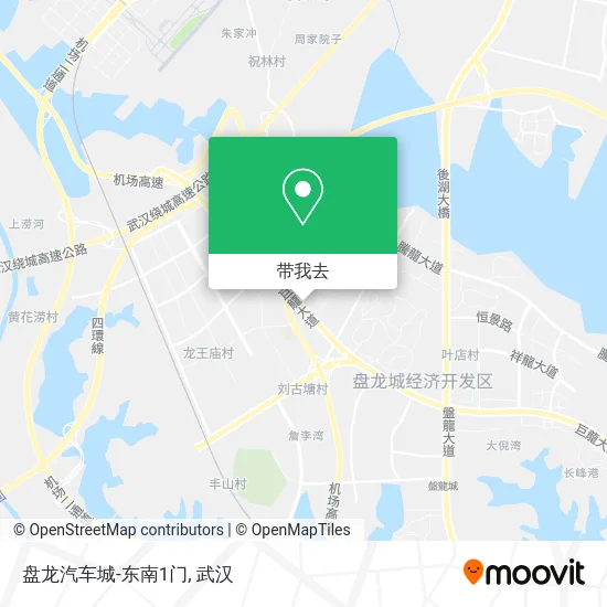 盘龙汽车城-东南1门地图