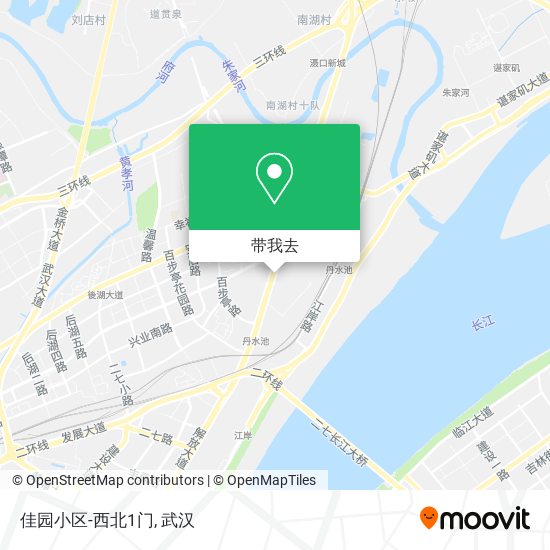 佳园小区-西北1门地图