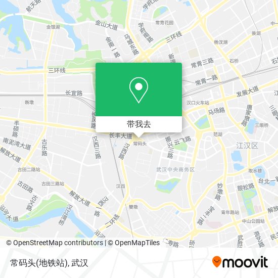 常码头(地铁站)地图