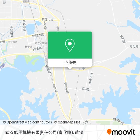 武汉船用机械有限责任公司(青化路)地图
