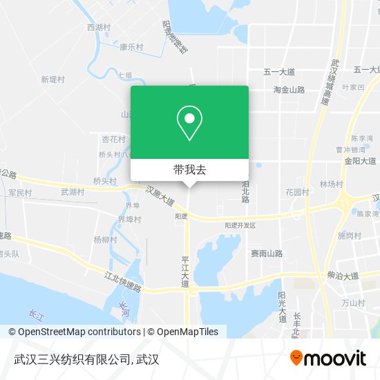 武汉三兴纺织有限公司地图