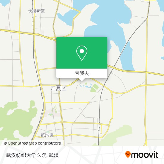 武汉纺织大学医院地图
