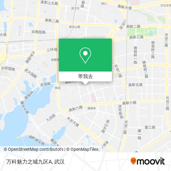 万科魅力之城九区A地图