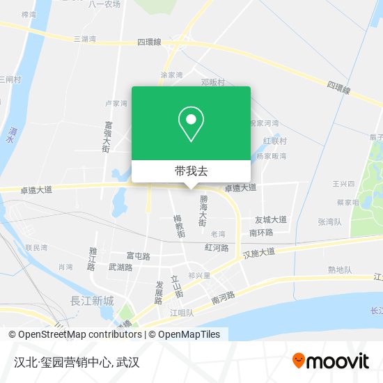 汉北·玺园营销中心地图