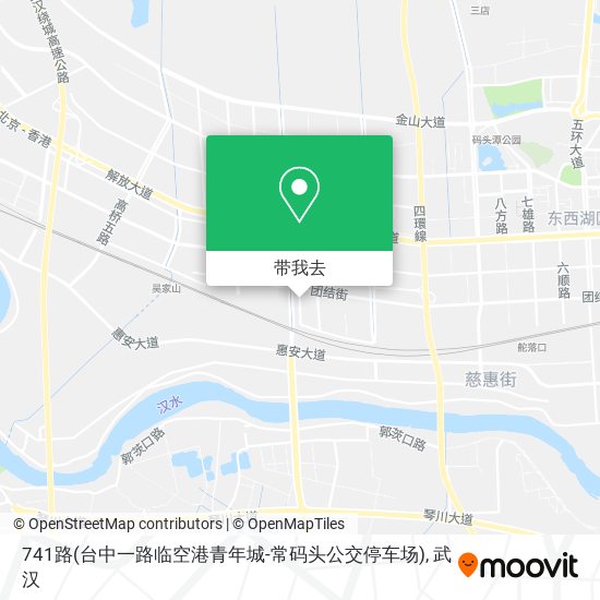 741路(台中一路临空港青年城-常码头公交停车场)地图