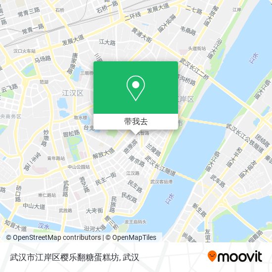 武汉市江岸区樱乐翻糖蛋糕坊地图