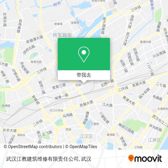 武汉江教建筑维修有限责任公司地图