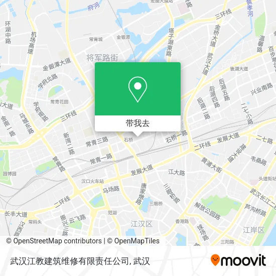 武汉江教建筑维修有限责任公司地图