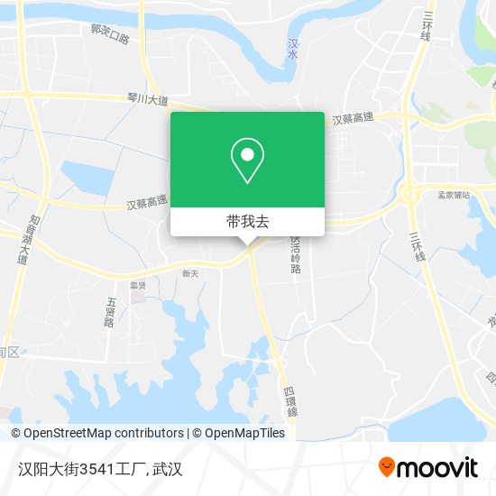 汉阳大街3541工厂地图