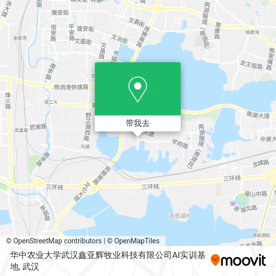 华中农业大学武汉鑫亚辉牧业科技有限公司AI实训基地地图