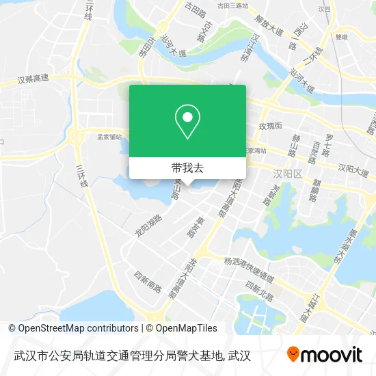武汉市公安局轨道交通管理分局警犬基地地图