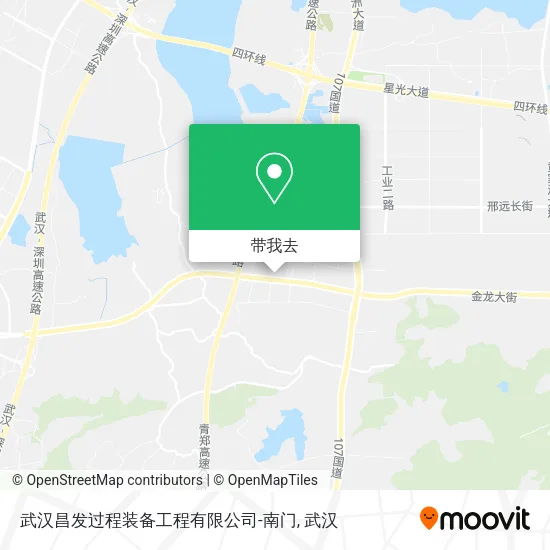 武汉昌发过程装备工程有限公司-南门地图