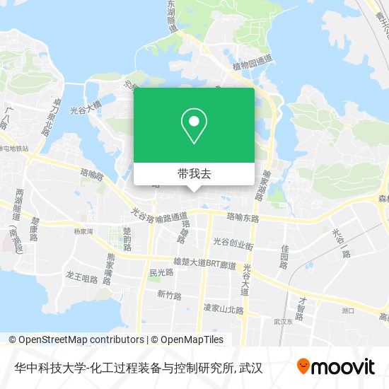 华中科技大学-化工过程装备与控制研究所地图