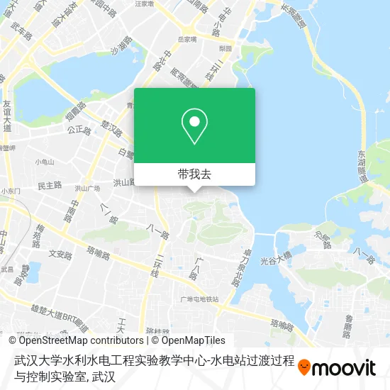 武汉大学水利水电工程实验教学中心-水电站过渡过程与控制实验室地图